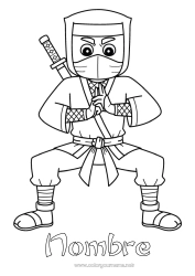 Dibujo libre Ninjas
