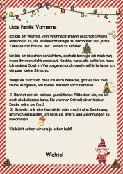 Kostenlose Malvorlage Elfenstreiche-Briefe Elf Ankunftsbrief