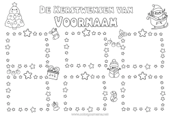 Gratis kleurplaat Kerstmis Brief aan de Kerstman Activiteiten voor Kinderen Cadeaulijst voor de Kerstman