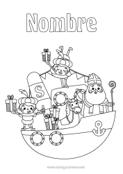 Dibujo libre Regalos Barco Vehículos marítimos San Nicolás