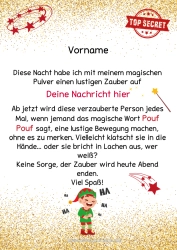 Kostenlose Malvorlage Weihnachtself Wichtel-Missionen Elfenstreiche-Briefe Wichtel-Streiche und Ideen Zaubertrick
