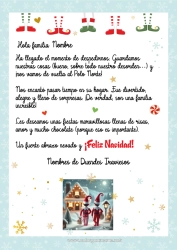 Colorear gratis Elfos de navidad Cartas de elfos bromistas Carta de Despedida del Elfo
