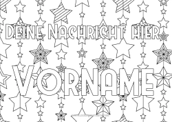 Kostenlose Zeichnung Weihnachten Weihnachtsdekoration Weihnachtsgirlande Dekorierter Name Sterne Geometrische Formen Dekorativer Hintergrund