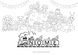 Desenho grátis Presentes Leão Festa Saco de Presentes Brinquedos Animais selvagens da África Jogos e brinquedos Pelúcia