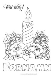 Gratis teckning Ljus Gott nytt år Meddelande 