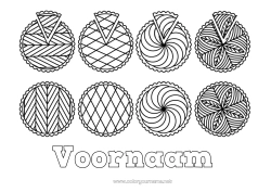 Gratis kleurplaat Driekoningen Driekoningen cake Cirkel, rond