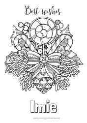 Rysunek za darmo Szczęśliwego Nowego Roku! Wiadomość