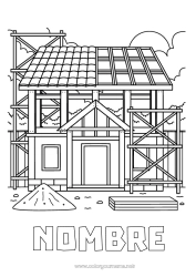 Dibujo libre Casa Oficios de la construcción Construcción