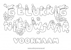 Gratis tekening Gelukkig Nieuwjaar Hulst Nieuwjaarsboodschap