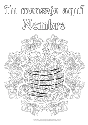 Colorear gratis Fiesta de la Candelaria Tortitas Zentangle