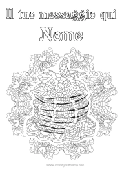 Disegno gratuito Candelora Crepes Zentangle