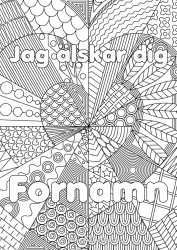 Gratis färgläggning Hjärta Jag älskar dig. Syster Vän, Väninna Barnvakt Komplexa målarbilder Zentangle