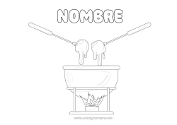 Dibujo libre Invierno Alimento Queso
