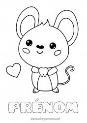 Dessin gratuit Dent de lait Petite Souris