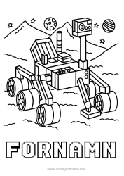 Gratis färgläggning Fordon Utrymme Övriga fordon