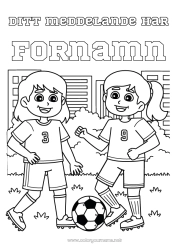Gratis teckning Fotboll Fotboll Sport Lagsporter Kvinnlig fotboll Fotbollsspelare