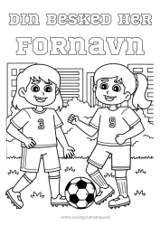 Gratis farvelægning Fodbold Fodbold Sport Holdidræt Kvinde fodbold Fodboldspiller fodboldspillerinde