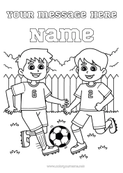 Free colouring Football Football Sport Team sports Footballer