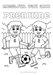 Desen liber de colorat Fotbal Minge de fotbal Sport Sporturi de echipă Fotbalist fotbalistă