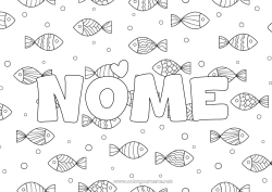 Desenho grátis Animal Peixe Peixe de abril Animais marinhos ou aquáticos Fundo decorativo