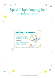 Gratis fargelegging Melketann Tannfeen Tannfeens brev Gud