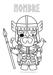 Dibujo libre Vikingo Historia Mitología Nórdica Dios