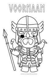 Gratis tekening Viking Geschiedenis Noordse Mythologie God