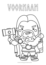 Gratis tekening Viking Geschiedenis Noordse Mythologie God
