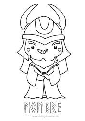 Dibujo libre Vikingo Historia Mitología Nórdica Dios