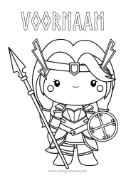 Gratis tekening Viking Geschiedenis Vrouw Noordse Mythologie God