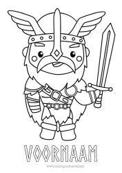 Gratis tekening Viking Geschiedenis Noordse Mythologie God