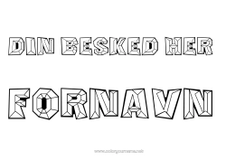 Gratis tegning Dekoreret navn Historie Forhistorie Sten