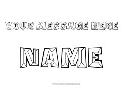 Free drawing Decorated name History Prehistory Stone