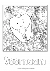 Gratis tekening Melktand Tandmuis Tandenfee