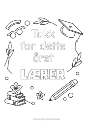 Gratis fargelegging Lærer/Lærerinne Barnevakt Trener Takk Konkurranser og priser Utdanningsyrker