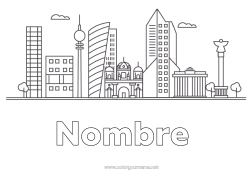 Dibujo libre Monument Alemania Ciudad del mundo