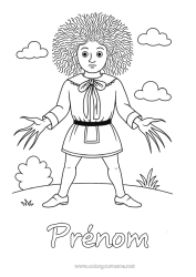 Coloriage à personnaliser Allemagne Contes pour Enfants