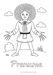 Pagină de colorat personalizată Germania Povesti pentru copii