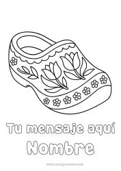 Dibujo libre Tulipán Simbolos Zapato Países Bajos