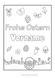 Kostenlose Zeichnung Kawaii Ostereier Ostern 