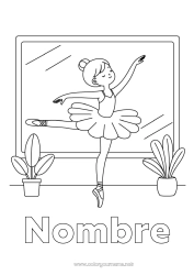 Dibujo libre Sport Danza Chica Deportes artísticos