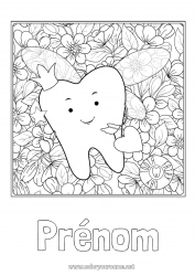 Coloriage gratuit Dent de lait Petite Souris Fée des dents