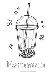 Gratis teckning Blommor Dryck Bubbelte Realistisk