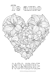 Dibujo libre Corazón Gran corazón Mensaje 