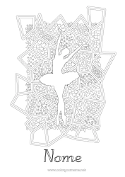 Colorazione gratuita Sport Danza Colorazioni complesse Zentangle Sport artistici Balletto