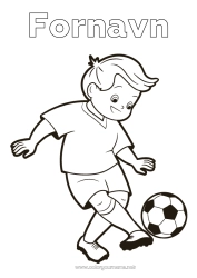 Farvelægningssiden tilpasning Fodbold Fodbold Sport Dreng Holdidræt Fodboldspiller fodboldspillerinde