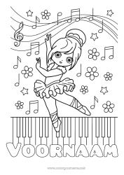 Gratis tekening Sport Dans Muziek Muziekfestival Piano Muziekinstrumenten Artistieke Sporten