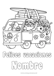 Colorear gratis Papá Noel Reno Muñeco de nieve Elfos de navidad Vacaciones Verano Vehículos Dibujos de Elfos para colorear Surf Animales del bosque Van furgoneta Automóviles, furgonetas y autocaravanas Deportes náuticos