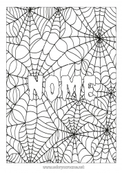 Disegno gratuito Ragno Halloween Insetti