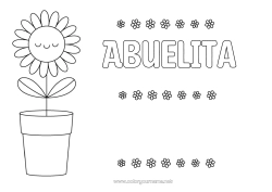 Niño página para colorear Flores Girasol Dibujos fáciles para colorear